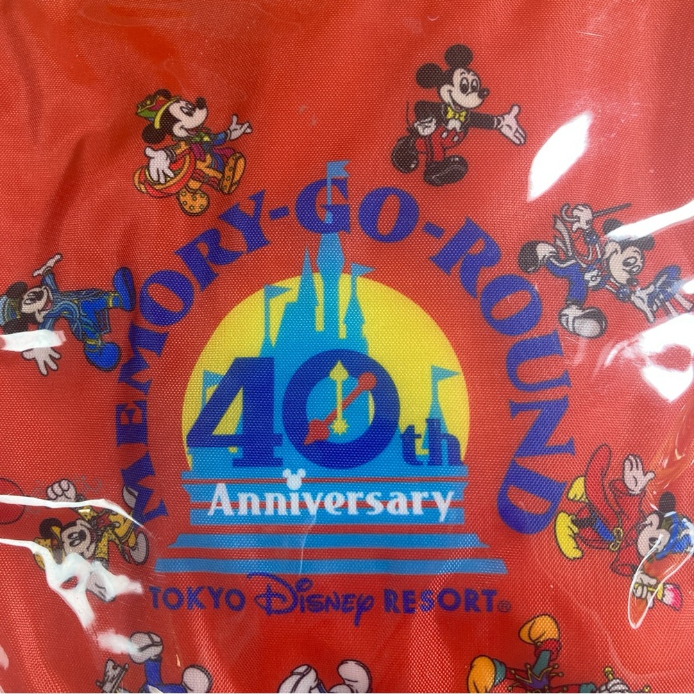 Disney Tokyo Resort Exclusive 40th Anniversary Popcorn Case Memory Go Round - Picture 2 of 10